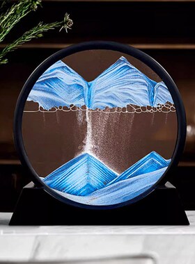 速发流沙画沙室摆件客厅电视柜酒桌卧漏柜面装饰品创意解压办公室