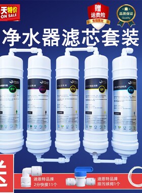 净水器通用滤芯聚丙烯熔喷纤维PPD棉十寸一体韩式快接箱式过滤芯