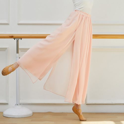 速发古典舞娲裤春款成人练功腿蹈裤舞松开叉阔宽表演裤老师上课 - 图1