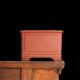 Purple sand flower pot square l red mud 24 caliber light pine and cypress bonsai Clivia orchid boutique handmade pot