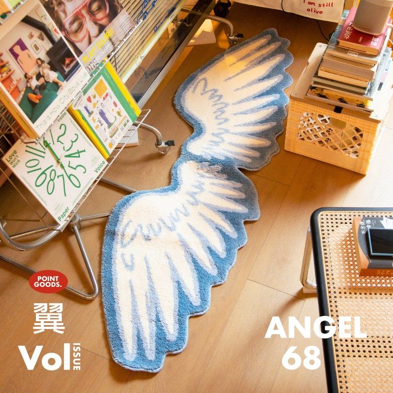 泡腾PoaintLab天使之翼加厚植绒长条卧室衣帽间地毯床边毯少,淘宝优惠券,粉丝福利购,淘宝优惠卷