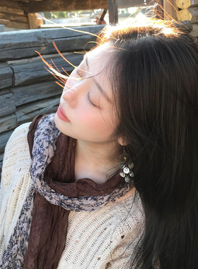 民族风碎花披肩外搭女2026新款
