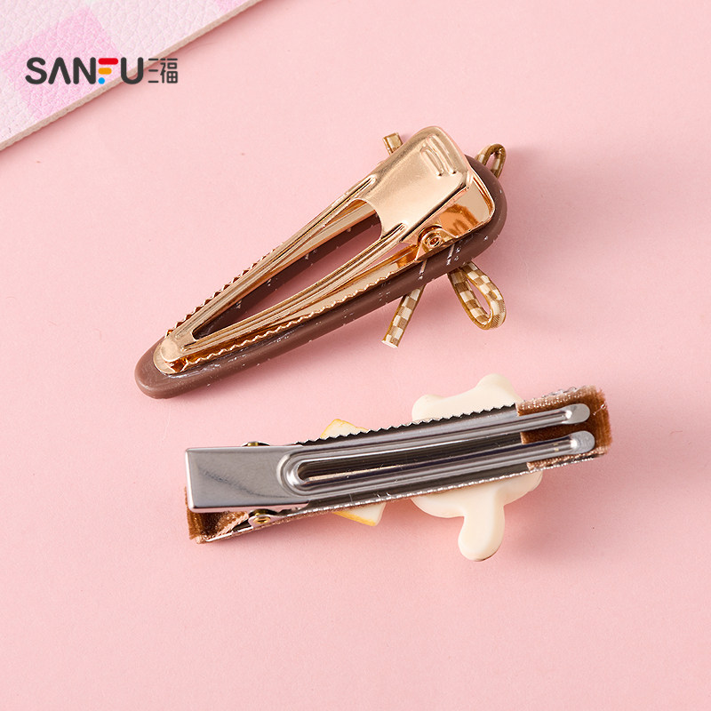 三福面包猫多款鸭夹一对 可爱时尚休闲发饰配饰发夹848085,淘宝优惠券,粉丝福利购,淘宝优惠卷