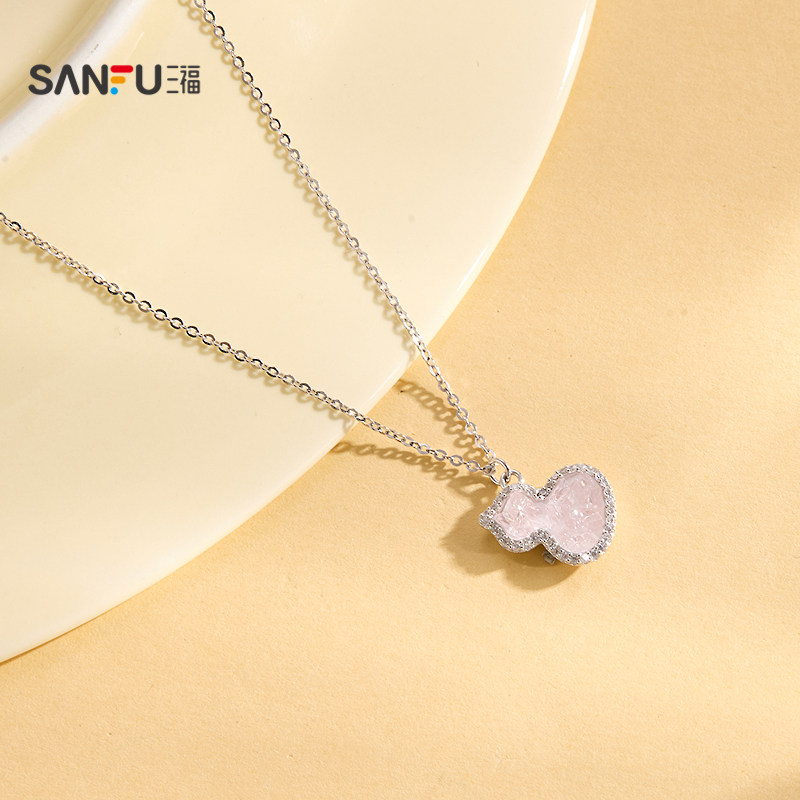 三福春日氧趣925银短项链单条 清新首饰颈饰配饰链条852049,淘宝优惠券,粉丝福利购,淘宝优惠卷