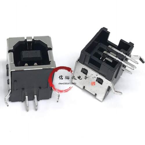 TE原装 292304-1 USB-B型打印机数据母座 USB2.0插座 TYPEB - 图3