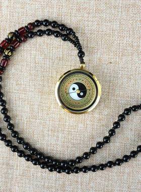 罗盘项专炼指吊高精度业随身携带八坠卦EBB综合小罗盘袖珍南针罗