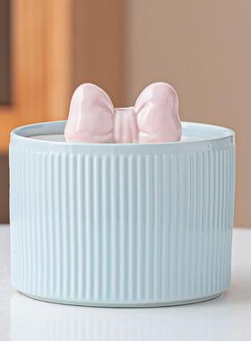 迷你流水摆件小型循环水景办公室桌面工位改造装饰宠物猫咪饮水机