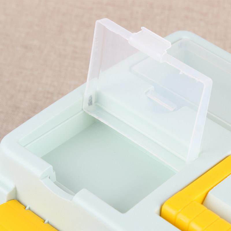 手提书法毛笔墨汁毛毡收纳盒国画美术水粉颜料箱大号家庭工具箱,淘宝优惠券,粉丝福利购,淘宝优惠卷