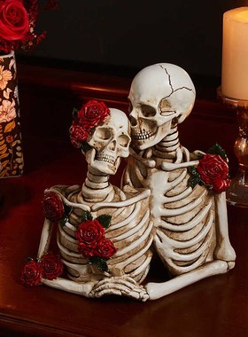 速发p拍摆件恐怖密室逃脱房间装饰品骷c髅摄道具剧本杀主题设计