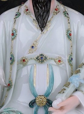 速发文宝君神像文曲星摆件家用供奉仿汉白玉文曲星君工艺品善昌缘