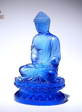 速发琉璃药师佛七佛像释迦牟尼佛用供奉镇宅请供桌佛像摆件