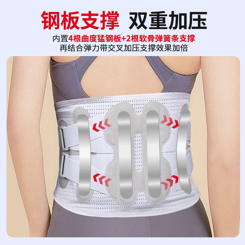 护腰腰带男女通用腰椎骨折固定带医用术后腰部固定久坐带钢板支撑,淘宝优惠券,粉丝福利购,淘宝优惠卷