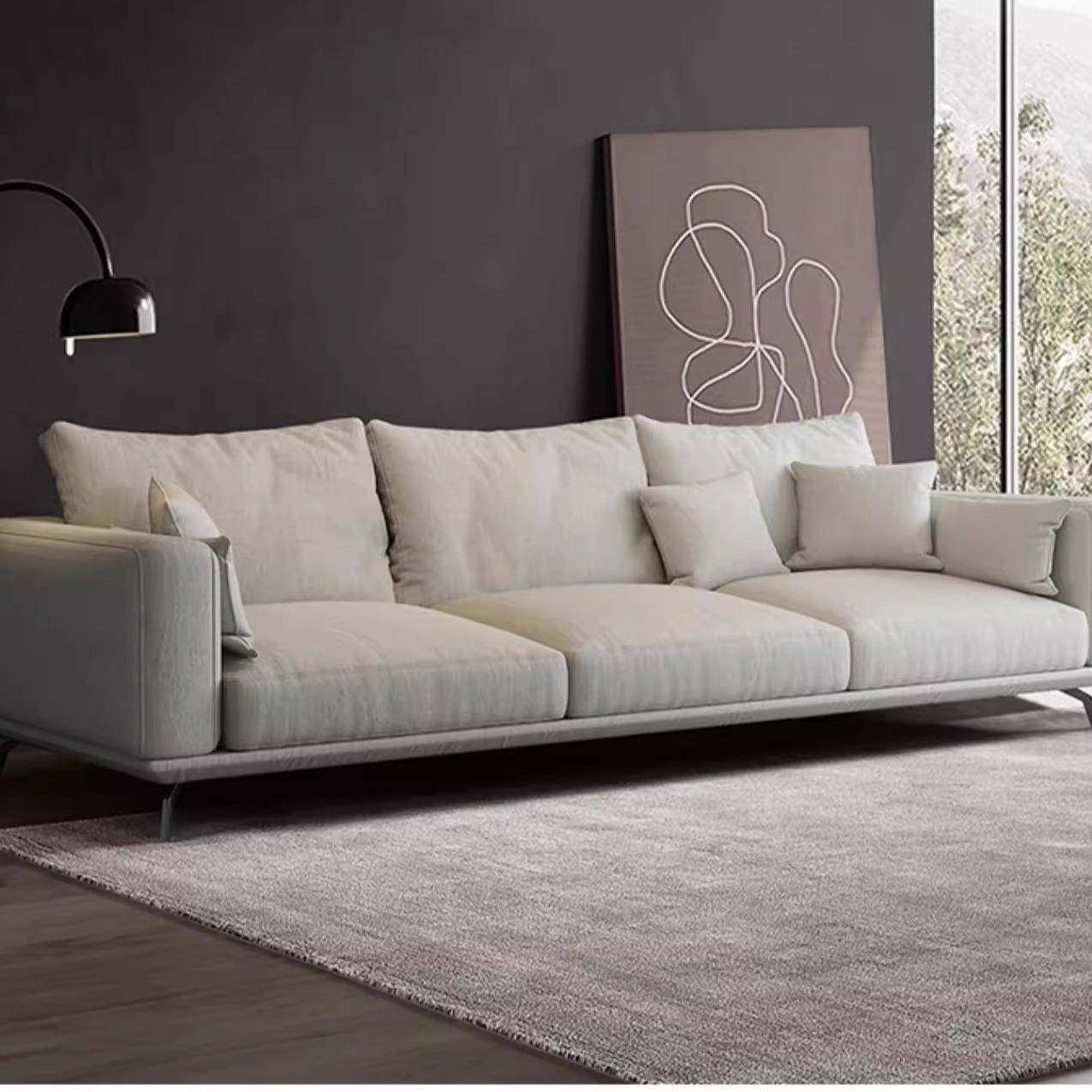 意式直厅排布设艺地线沙发极简计大户型客现代轻奢平拐角92257麻,淘宝优惠券,粉丝福利购,淘宝优惠卷