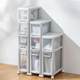 20cm slot storage cabinet gap bathroom storage rack plastic narrow cabinet organization storage drawer storage box