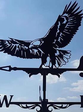 欧式铁艺庭院屋顶花园风向标金属工艺品户外农场装饰风向标指