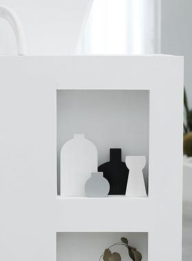 冷色调家居饰品 ins风名宿软装摆件玄关装饰品客厅简约黑白灰摆设