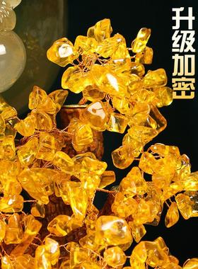 吉善堂 招财貔貅葫芦摆件 招财树工艺品乔迁新居店铺开业礼品2924