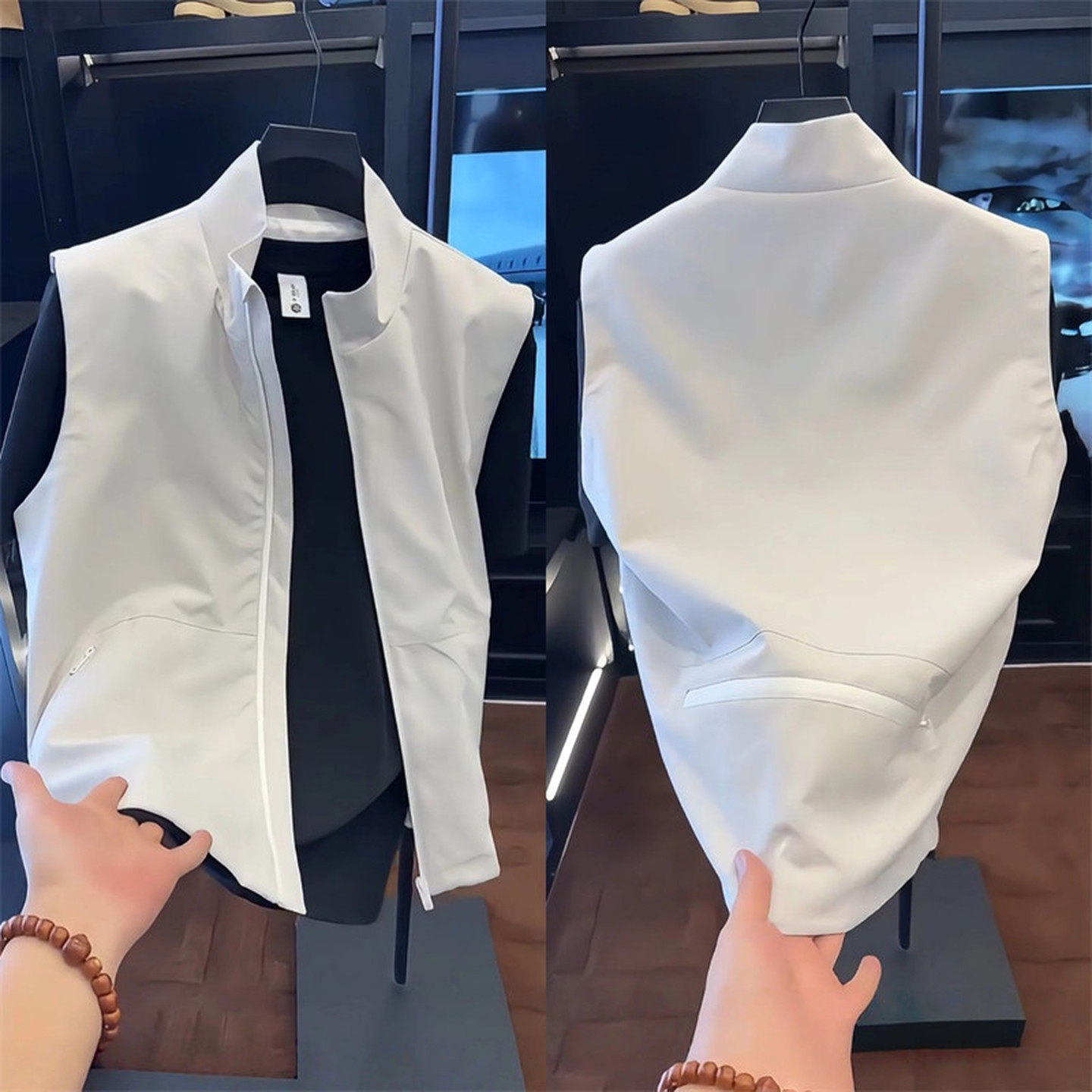 高端软壳立领马甲外套男士2025新款春秋季休闲无袖冲锋衣坎肩男款,淘宝优惠券,粉丝福利购,淘宝优惠卷