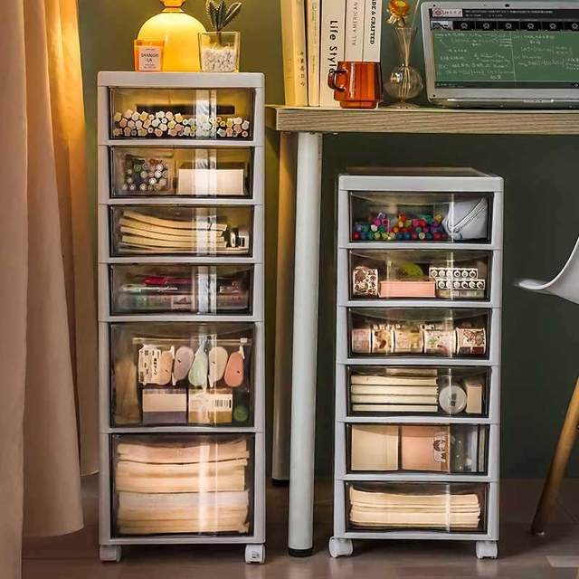 Desk storage shelf under the table mobile bookshelf with wheeled bookcase floor storage cabinet bottom children's picture book shelf box