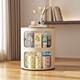 Factory-promoted cream style round bedside table simple 2023 new bedside bedroom children's creative storage cabinet