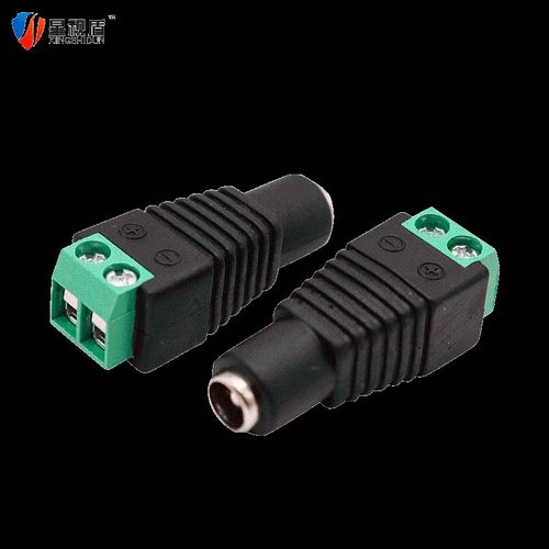 免焊拧螺丝DC电源小母头DC12V转正负端子监控LED灯带红黑线转接头 - 图3