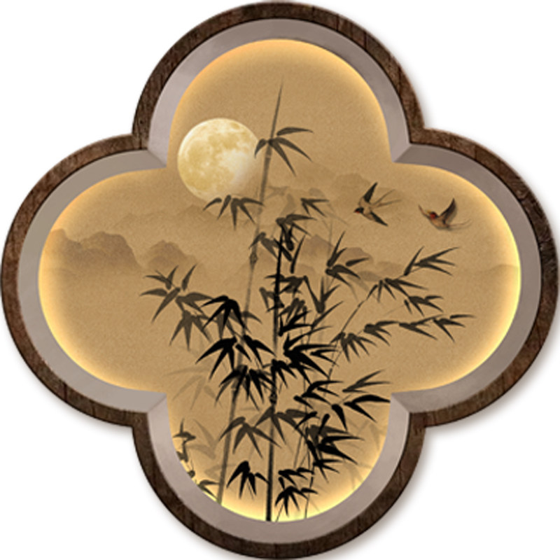 宋代美学入户玄关柜挂画中古风茶室挂画竹子客厅背景墙立体砂岩画,淘宝优惠券,粉丝福利购,淘宝优惠卷