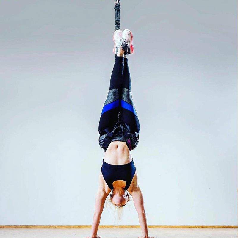 4DPro悬挂空中瑜珈活力带 魔力绳飞天瑜珈套装 拉力安全带 - 图1