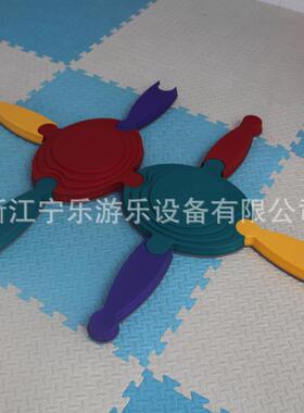 幼儿园玩具室内感统训练平衡木儿童早教中心教具河流岛屿平衡板