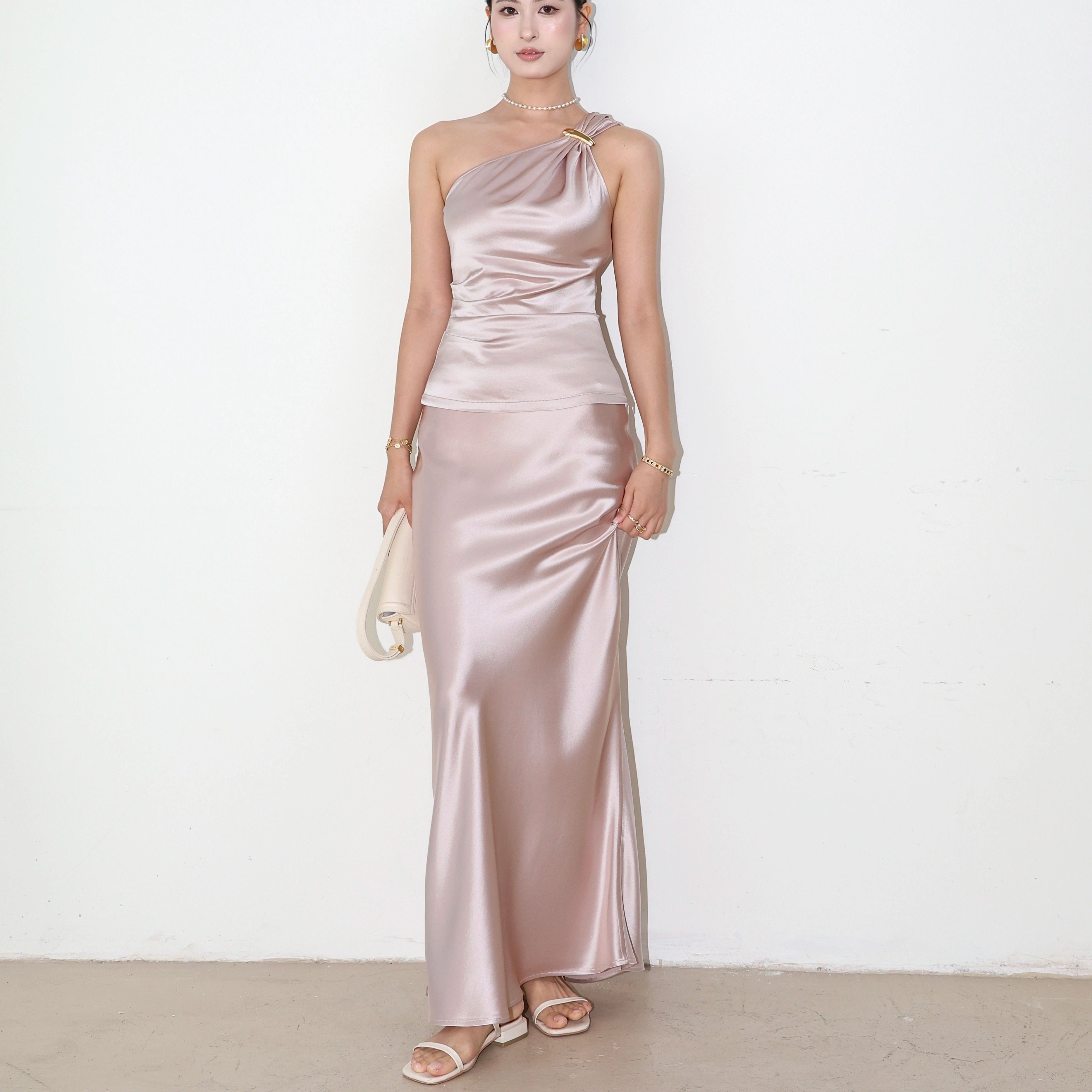 SHIMANINE岛九 流光溢彩 高端进口醋酸鱼尾半身裙包臀显瘦长款,淘宝优惠券,粉丝福利购,淘宝优惠卷