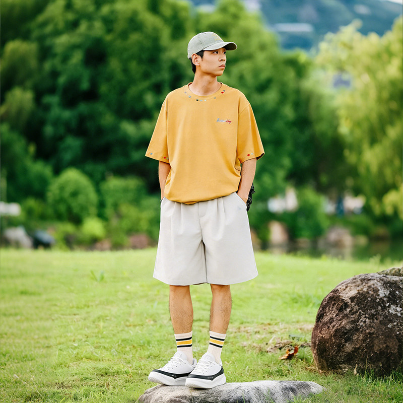 LOXKi洛克斯基男鞋板鞋男春秋潮鞋经典百搭增高休闲鞋 明星同款