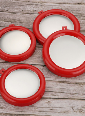 速发红边面八卦凸镜随身凸门凹框阴镜罗盘八卦镜门用品面口挂件