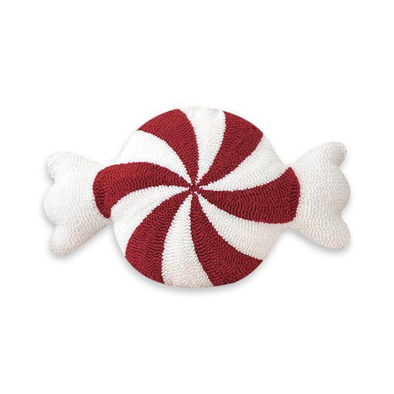 斯堪的纳维亚圣诞新圣诞枕头创意异形沙发枕头垫雪花糖果绣花枕套,淘宝优惠券,粉丝福利购,淘宝优惠卷