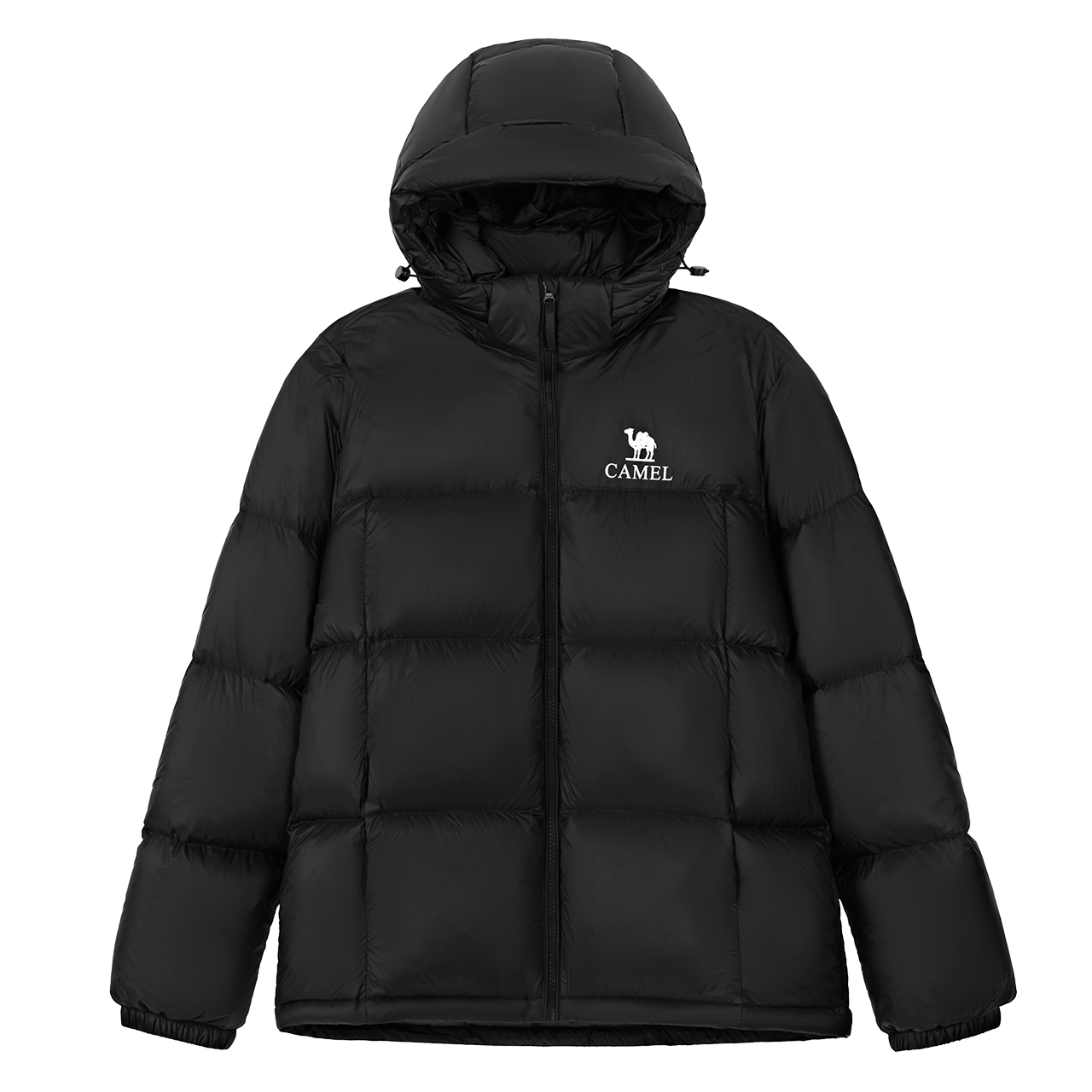 骆驼羽绒服女冬季新款加厚蓬松保暖85鸭绒连帽百搭面包服羽绒衣女