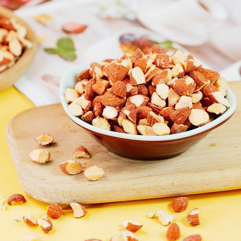 扁桃仁碎烘焙专用熟巴旦木雪花酥太妃糖奶茶店杏仁片原材料坚果碎,淘宝优惠券,粉丝福利购,淘宝优惠卷