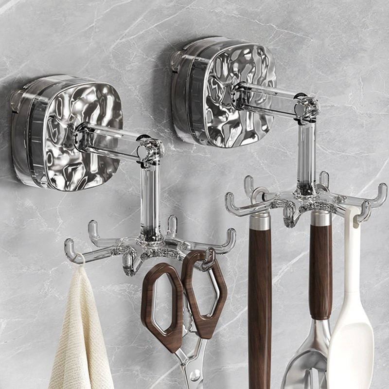 吸盘挂钩厨房旋转吸盘置物架免打孔锅铲粘钩勺子铲子家用收纳挂架,淘宝优惠券,粉丝福利购,淘宝优惠卷