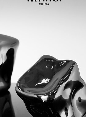 速发新品极简轻奢陶瓷客形几何摆件样板间异厅书房电摆柜装饰视设