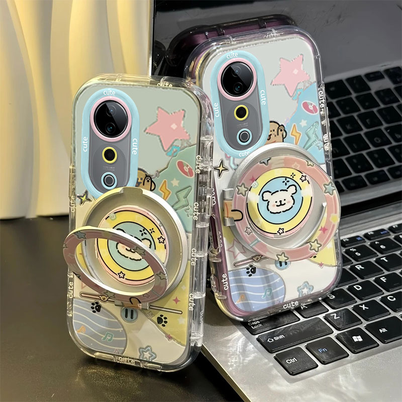 音乐小狗适用vivos30promini手机壳s20新款s19防摔s18E全包镜头s17pro可爱10E卡通16硅胶15E女12旋转支架外壳 - 图0