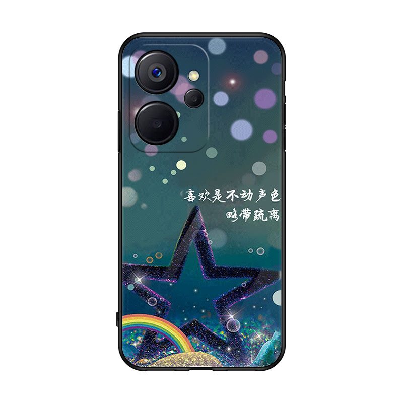 适用于realme10手机壳ppip钢化膜0pp0硅胶真我10软套oopp磨砂RMX3615小雏菊opop新款OPPORealme10个性10可爱 - 图3