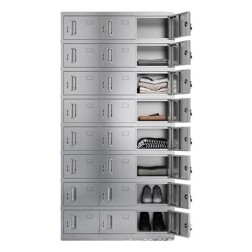 不钢更锈衣柜无尘车间换衣柜浴健身房多带锁存放柜员室工门m-8储 - 图3