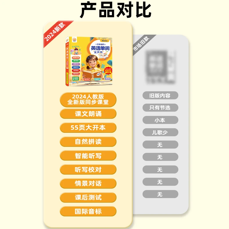 正版速发会说话的英语单词发声书3-6年级小学同步课堂的儿童手指点读学习听读启蒙早教机Z拼读认字我们情景组成开始儿歌专项认识