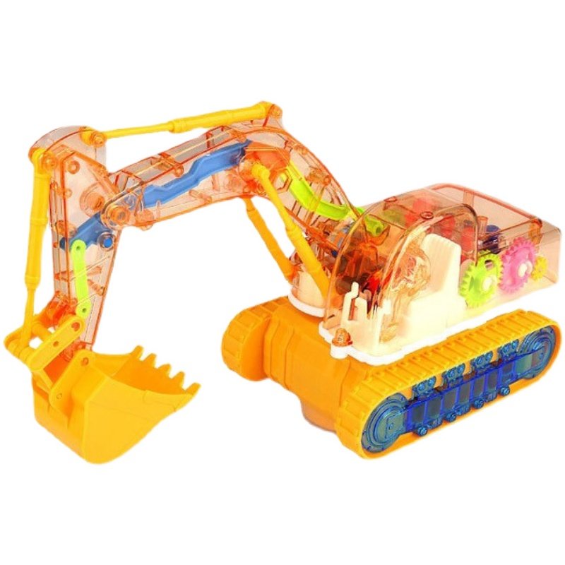 速发儿童电动挖土机玩具工孩灯光音乐声礼向男程车有声跑灯玩具光,淘宝优惠券,粉丝福利购,淘宝优惠卷