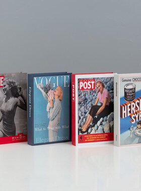 速发复书怀旧假书装饰品咖啡装厅饰书道具模型摆件酒柜古创意饰品