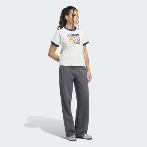 阿迪达斯 （adidas）|（新款）2026夏女短袖T恤 KC8603 - 图1