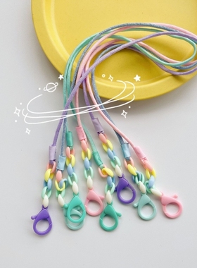 色系配饰防丢配件绳尼龙麻花结口