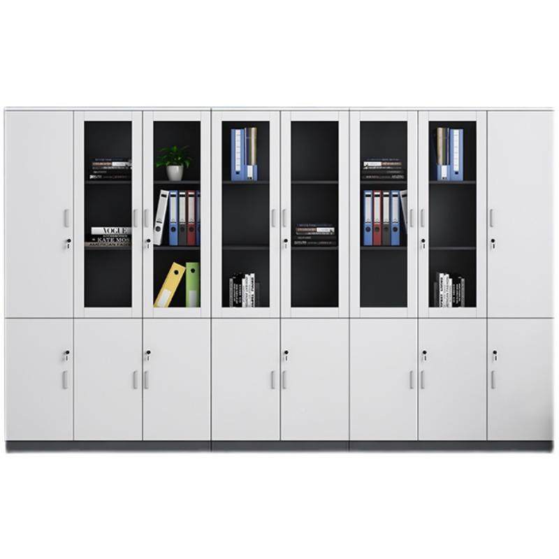 办公文件柜档案带玻璃1经理办公料柜资主管工作背景柜班台主管桌,淘宝优惠券,粉丝福利购,淘宝优惠卷