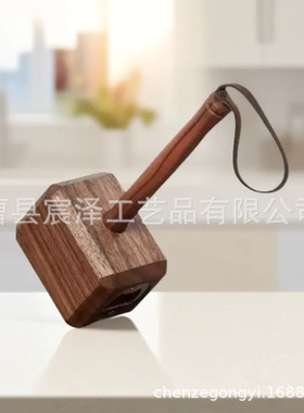 雷神之锤家用开瓶器啤酒起瓶器木质磁吸起子个性创意家居摆件锤子