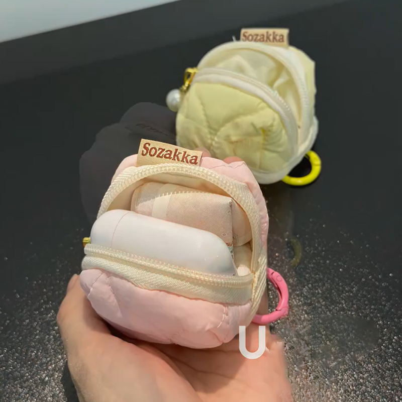 迷你零钱包可爱软绵绵包挂件耳机保护套适用airpods便携随身小包,淘宝优惠券,粉丝福利购,淘宝优惠卷