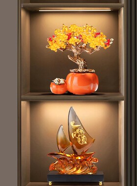 速发客帆风顺帆船摆件轻饰高档一厅酒柜办公室装奢品开业乔迁新居