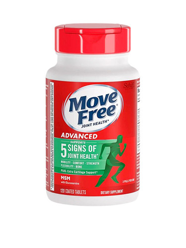美国进口MoveFree维骨力氨糖葡萄糖软骨素钙益节关节绿瓶MSM120粒 - 图3