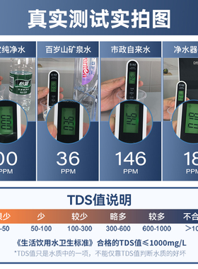 测派TDS水质检测笔升级语音背光